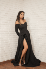 Black Wide dress - Image 3