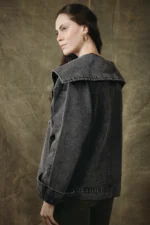 ZIP-UP DENIM JACKET - Image 4